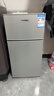 HYUNDAI（韩国现代）小冰箱迷你小型家用冷藏冷冻宿舍出租房办公室双开门二门电冰箱节能省电 80L银【租房神器+高性价比】 实拍图