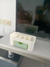 首饰盒抽屉式化妆品宿舍书桌护肤品桌面梳妆台面膜口红置物架文具 双层收纳盒清新绿1个 实拍图