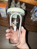 GLASSLOCK玻璃杯进口带盖大容量男女夏季高颜值冷萃杯吸管刻度杯绿色450ml  实拍图