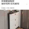 家世华（JIA SHI HUA）超薄入户门鞋柜家用门口2023新款进门一体靠墙翻斗式大容量收纳柜 轻奢灰60*17*120【单层放鞋】 实拍图