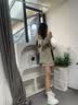 回力女鞋小白鞋新款秋季ins潮皮面鞋子女厚底休闲运动百搭透气板鞋女 米紫色【经典皮面，底厚4.5CM】 37 实拍图