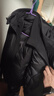鸭鸭王一博同款冰壳冲锋衣羽绒服男冬季新款三合一户外三防情侣女外套 青光黑色 L /175 实拍图