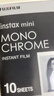 INSTAX富士拍立得 mini相纸 黑白10张(适用mini7+/9/11/40/90/LiPlay/EVO/hellokitty/Link2) 实拍图