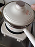 美的（Midea）电煮锅 小电锅 电蒸锅 电火锅 电热锅 分体式可拆洗 2.6L学生宿舍多功能锅 泡面锅 XZC2061 配蒸笼 实拍图