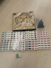 华圣麻将牌高档手搓麻将牌宿舍静音麻将牌H-002墨绿色144张牌40mm 实拍图