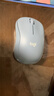 罗技（Logitech）M221 轻音鼠标 无线鼠标 办公鼠标 对称鼠标 带无线微型接收器 雾霭蓝 实拍图