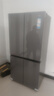 海尔（Haier）467升彩晶一级双变频风冷无霜十字双开门三档变温超薄厨装一体冰箱BCD-467WGHTD5DSN 实拍图