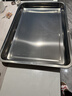 美厨（MAXCOOK）304不锈钢盘子方盘 加深长方形餐盘烤鱼托盘家用50cm MCFT6593 实拍图