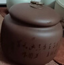 藏壶天下家用茶罐精品宜兴紫砂茶叶罐小号陶瓷密封罐中式普洱储茶罐紫砂罐 兰 紫泥 实拍图