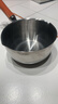 不锈钢泼油小锅热油专用锅奶锅热奶锅家用牛奶迷你小锅淋油神器 7cm 300ml 实拍图