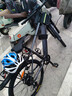 永久锂电池助力电动自行车禧玛诺变速超长续航山地车男女士双碟刹单车 F58摩天灰【助力续航约50-60KM】线碟 26英寸 实拍图