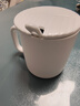 美厨（MAXCOOK）陶瓷马克杯情侣杯子 家用水杯咖啡牛奶早餐茶杯带盖勺白色MCB2924 实拍图