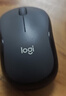 罗技（Logitech）M220 轻音鼠标 无线鼠标 办公鼠标 对称鼠标 带无线微型接收器 灰黑色 实拍图