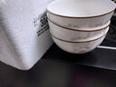 陶瓷碗家用喜庆乔迁新居碗碟餐具套装岁月静好饭碗 岁月静好3碗 实拍图