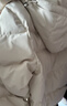 鸭鸭（YAYA）蓄热短款羽绒服女2025年冬季新款时尚休闲宽松加厚保暖小个子外套 米色 M (建议110-125斤) 实拍图