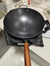 全品屋炒锅不粘炒菜无涂层小铁锅家专用精铸章丘深氮熟铁锅燃气灶大锅 实拍图