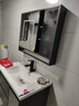 艺昕浴室柜陶瓷一体盆卫生间洗手盆洗脸盆柜组合智能镜套装洗漱洗手台 80CM轻奢灰智能【升级款活动中】 实拍图