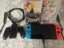 任天堂（Nintendo）【国内保税仓】Switch2/1代 OLED/续航加强日版/港版便携家用ns体感游戏机掌机 日版OLED红蓝+荒野之息+奥德赛(保税仓） 实拍图