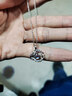 唯一（Winy）情人节礼物女朋友蓝桉与鸟999足银项链女款生日送女生吊坠首饰 实拍图