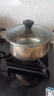 爱仕达（ASD）汤锅304不锈钢蒸汤锅 炖煮锅复底小汤锅22CM燃气电磁炉通用奶锅B1 实拍图