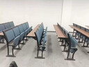 大学教室连排阶梯椅学生折叠课桌椅报告厅会议室剧院阶梯联排椅子 前排定制 实拍图
