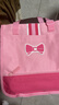 剑桥树小学生补习袋女美术袋儿童补习书包男孩补课手提袋拎书袋 玫粉色 实拍图
