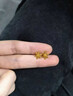 老凤祥雪花弯钩黄金耳钉女生999足金耳饰耳环妇女节38女神节礼物母亲节 雪花弯钩耳钉【金重约1.2g】 实拍图