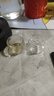 耐热玻璃茶杯果酒杯白酒杯套装品茗杯主人杯喝水杯水晶杯泡茶杯子 扳指水晶杯 100ml 4只 实拍图