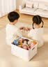 名创优品（MINISO）厨房抽屉储物塑料收纳盒宿舍家用桌面杂物筐零食整理容器 【无盖小号】特厚 0异味【名创正品|取物方便】 2个装【特厚3.6mm/安全0异味】 实拍图