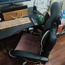 奥伦福特 电脑椅办公椅子电竞椅家用人体工学椅老板椅主播靠背椅皮革转椅 创意工学椅-黑+乳胶【二代升级】 实拍图