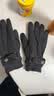 JEEP骑行棉手套冬季男加绒加厚牛皮绒触屏骑行电动摩托车防寒防风保暖 实拍图