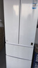 海尔（Haier）冰箱342升双开门法式多门冰雪白新一级双变频三档变温黑金净化节能省电统帅leader小冰箱国家补贴 342升冰雪白+新一级能效+三档变温+黑金净化 实拍图