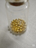 喜上眉梢足金999重工古法金珠散珠3D硬金光面磨砂黄金转运珠圣诞节礼物女 0.2g【4mm重版光珠单颗】 实拍图