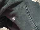 探拓（TECTOP）抓绒衣 保暖抓绒衣立领半开衫抓绒衣 034  女款黑色 M 实拍图