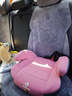 bebelock儿童安全座椅增高垫3-12岁便携式简易车载宝宝坐垫isofix硬接口 樱花粉-isofix硬接口款 实拍图