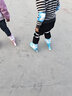 361°儿童轮滑鞋初学者男童女童溜冰鞋闪光轮旱冰鞋尺码可调节 蓝色M码 实拍图