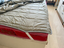 雅鹿·自由自在 A类床垫褥子可折叠双人床垫1.8x2米加厚铺底垫被 180x200cm 灰色 实拍图