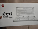 珂芝（KZZI）i75青春版矮轴三模机械键盘商务办公轻薄便携全键热插拔适用苹果风长续航RGB工业灰蓝莓静音轴MINI 实拍图