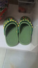 B.Duck小黄鸭童鞋儿童拖鞋男童透气洞洞鞋女童可爱家居鞋0954绿色28 实拍图