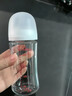 贝亲（Pigeon）玻璃奶瓶宽口径防胀气240ml M号奶嘴 3月+ AA187  实拍图