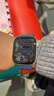 Apple/苹果 Watch Series 10 智能手表GPS+蜂窝款46毫米银色铝金属表壳丹宁色运动型表带S/M MWYF3CH/B 实拍图