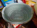 全适沥水篮双层大号沥水架漏转圆形滤水盆洗菜盆厨房洗菜篮水果篮蓝色 实拍图
