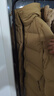 优衣库女装高级保暖羽绒长大衣/外套夹克481014 32 深米色 M /160/84A 实拍图