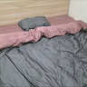 京东京造 植素超柔贡缎 60支长绒棉A类纯棉床单床上四件套 1.5米床 晨雾灰 实拍图