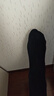 全棉时代男女袜子情侣全棉5A抗菌透气中长筒袜短筒袜4双装 实拍图