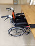 鱼跃(yuwell)手动轮椅车H062C铝合金免充气减震轻便手动可折叠老人 实拍图