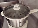 小熊（Bear）电煮锅 小电锅 电火锅 电热锅蒸煮一体分体式微电脑多功能锅2-3人家用316L不锈钢配蒸笼2.5L F25P1 实拍图