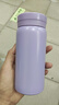 304不锈钢保温杯迷你口袋杯可爱水杯女学生高颜值便携喝水杯子 Mini保温杯紫色200ml 实拍图