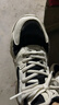鸿星尔克运动鞋春季男鞋透气运动鞋轻便跑鞋百搭老爹鞋男子休闲鞋桀骜2.0 正黑/微晶白 40 实拍图