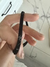 【全网热销】简约高弹力无缝发圈橡皮筋女扎头绳发饰网红马尾 简约头绳发带-黑色-20个装 实拍图